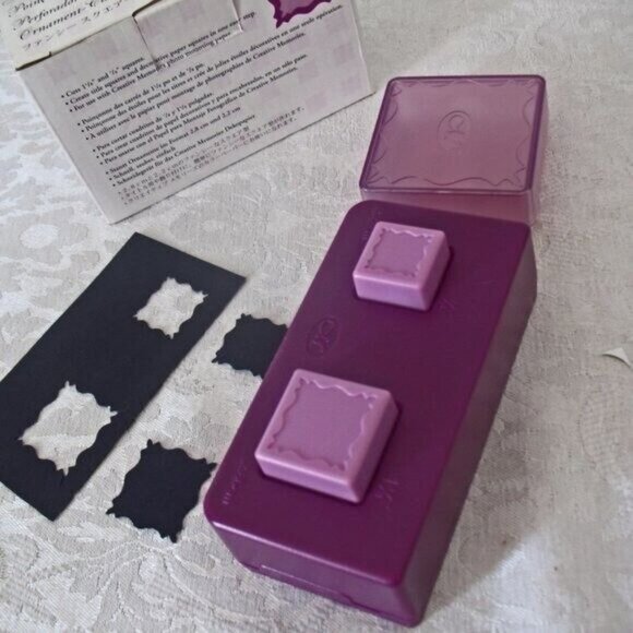 Creative Memories Paper Punch Square Decorative Double 1 1/8 inches 7/8 inch New - Picture 3 of 4